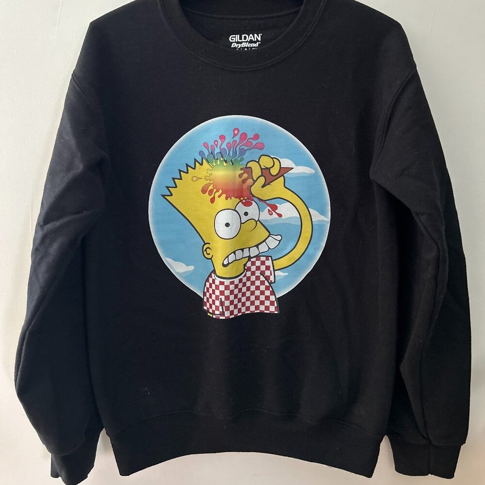 Bart Simpson x Grateful Dead Lot Sweatshirt LIKE NEW Men's Size Small